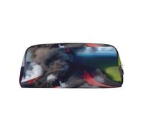 sttung Kilauea Sac de rangement de maquillage multifonction et portable Motif volcan Bloom, doré, Taille unique