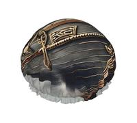 sttung Old Viking Boats Print Bonnet de douche double couche élégant Bord élastique Bonnet de douche pour homme et femme