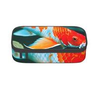 sttung Pretty Koi Fish Print Sourcil Crayon Cosmétique Sac de Rangement avec Plusieurs Compartiments pour Voyage, Noir , Taille unique
