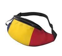 sttung Sac banane tout-en-un imprimé drapeau du Tchad pour les amateurs de randonnée, de voyage et de course à pied, Noir , Taille unique