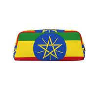 sttung Sac de rangement de maquillage avec imprimé drapeau de l'Éthiopie - Multifonctionnel - Portable - Sac de rangement de voyage, doré, Taille unique