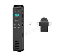 STTWUNAKE-Enregistreur vocal numérique",espion caché son audio activé par Bluetooth,dictaphone professionnel,USB,PCM,"appareil 1536Kbps - Type With otg adapter-64 GO #A