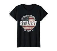 Stuart Floride, Drapeau américain Vintage T-Shirt Graphique avec Valeur