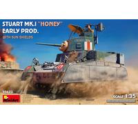 Stuart Mk.I Honey Modèle Réduit En Plastique Avec Pare-Soleil 1:35