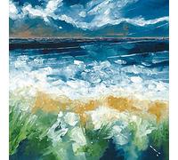 Stuart Roy (Sea and Blue Sky IV 40 x 40 cm Toile Imprimée
