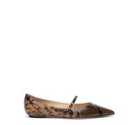 Stuart Weitzman - Emilia Mary Jane Flat - Femme - Chaussures - Brun - Taille: 35 EU