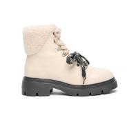 Stuart Weitzman, Femme, Chaussures, Beige, Taille: 39 1/2 EU Hudson Lite Lace-Up Bootie