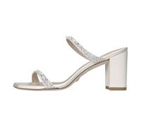 Stuart Weitzman, Femme, Chaussures, Blanc, Taille: 36 1/2 EU Royale Pearl 75 Block Slide