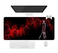 stuasas Tapis de Souris Anime Akame GA Kill Esdeath, Tapis de Souris XXL Imperméable (90 cm x 40 cm x 3 mm), Base Antidérapante en Caoutchouc (h)