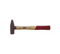 Stubai 100406 Marteau de serrurier DIN 1041 avec manche en frêne, Brun/beige/rouge, 300 g