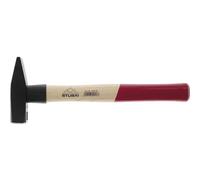 Stubai 100409 Marteau de serrurier DIN 1041 avec manche en frêne, Brun/beige/rouge, 600 g