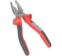 STUBAI 110414 Pince combinée chromée matte 2K-coque 200 mm