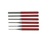 Stubai 116761 Chasse-Goupille, Argent/Rouge, Set de 6 Pièces