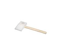 Stubai 278501 Maillet PVC cunéiforme, Blanc/Beige, 155 x 85 x 35 mm