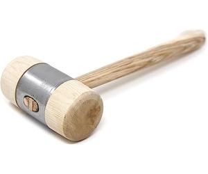 Stubai 278518 Maillet avec manchon en métal, Argent/beige, 80 mm