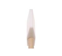 Stubai 278551 Maillet PVC cunéiforme avec manche en hickory, Blanc/Beige, 155 x 85 x 35 mm