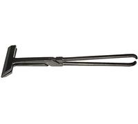 Stubai 282326 Pince de Recouvrement 45° Oblique/Entre-Passée, Noir, 180 mm