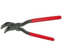 Stubai 282501 Pince à Cintrer 45° Courbée/Encastrée avec Manche PVC Enduits, Noir/rouge, 18 mm