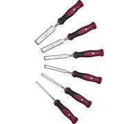 Stubai 356106 2K Jeu de 6 ciseaux à bois spéciaux