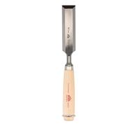 Stubai 357501 Ciseau de menuisier avec manche en bois, Argent/beige, 30 mm