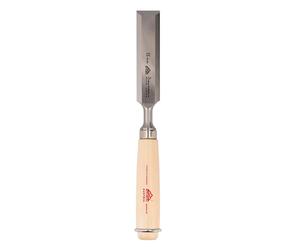 Stubai 357503 Ciseau de menuisier avec manche en bois, Argent/beige, 40 mm