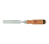 Stubai 360007 Gouge avec manche en bois, Argent/beige, 20 mm