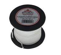 Stubai 443130 Cordeau de Carreleur sur Bobine, Blanc, Ø 3 mm/50m