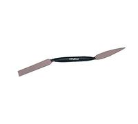 Stubai 453001 Fer á stucateur feuille pointue/carrée, Argent/Noir, 15 mm