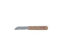 Stubai 486001 Couteau à Plomb avec Entaille, Argent/beige, 75 mm