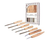 Stubai 510201 Couteaux à sculpteur, Or/beige, Set de 7 Pièces
