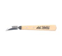 Stubai 510701 Couteau à Sculpteur avec 2 Tranchants, Argent/beige, 45 mm