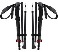 STUBAI Canne de randonnée pliable Crimp Tour | 111 cm à 128 cm | Cannes pliantes pour la randonnée, les chemins caillouteux, les champs de neige, les activités de plein air