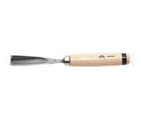 STUBAI Ciseau à bois long Forme 11 - Largeur de lame 14 mm, poli & aiguisé d'un côté - pour travaux de figurines, moulures, représentations de cheveux & d'eau - Acier spécial - Austria