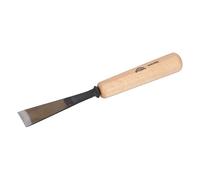 STUBAI Ciseau à bois série 52 - forme 1 | Ciseau à bois droit 35 mm, avec manche en bois, pour surfaces lisses, pour dégrossir, sculpter des encoches et des reliefs, pour travailler le bois