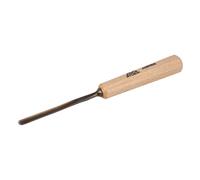 STUBAI Ciseau à bois série 52 - forme 7 | Ciseau à bois droit - 6 mm, avec manche en bois, pour les travaux de sculpture de figures, d'entailles et de reliefs, pour un travail précis du bois