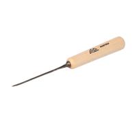 STUBAI Ciseau à bois série 52 - forme 71 | aiguisé d'un côté 1 mm, avec manche en bois, pour surfaces lisses, pour dégrossir, sculpter des entailles et des reliefs, pour travailler le bois avec précis