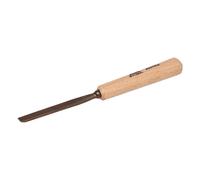 STUBAI Ciseau à bois série 52 - forme 71 | aiguisé d'un côté 8 mm, avec manche en bois, pour surfaces lisses, pour dégrossir, sculpter des entailles et des reliefs, pour travailler le bois avec précis