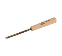 STUBAI Ciseau à bois série 52 - forme 8 | Ciseau à bois droit 6 mm, avec manche en bois, pour les travaux de sculpture de figures, d'entailles et de reliefs, pour un travail précis du bois