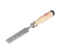 STUBAI Ciseau à bois spécial avec manche en bois de hêtre blanc, forme suédoise, Ø 28 mm, ciseau à bois pour un travail précis du bois, ciseau pour menuisier ébéniste bricoleur