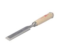 STUBAI Ciseau de charpentier 35 mm avec manche en bois de hêtre blanc, ciseau à bois pour un travail précis du bois, ciseau pour menuisier ébéniste, lame extra forte et longue