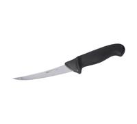 STUBAI couteau à désosser lame incurvée| 160 mm | en acier inoxydable, résistant au lave-vaisselle, avec manche en polypropylène