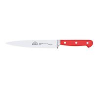 STUBAI couteau de chef forgé, forme étroite, longueur de lame 210 mm, rouge