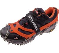STUBAI Crampons pour chaussures de randonnée | MOUNT TRACK orange, taille L Crampons antidérapants en acier inoxydable pour l'hiver, crampons antidérapants pour chaussures, randonnées, neige, plein ai