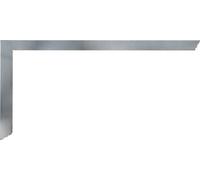 STUBAI Equerre de charpentier 800 mm | soudée, sans trous de traçage | Equerre de menuisier professionnelle pour mesures et marquages précis, acier à ressort Equerre de mesure