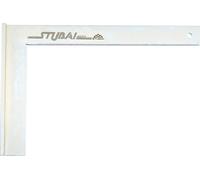 STUBAI Equerre de serrurier avec butée - longueur 150 mm - robuste équerre de butée en acier trempé - équerrage précis - idéal pour la construction métallique, l'atelier, l'industrie