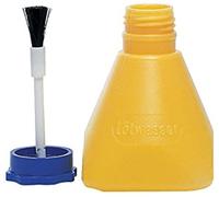 STUBAI Flacon d'eau de soudage jaune avec bouchon de vidange et pinceau 100ml - 284203