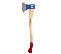 STUBAI Hache de nettoyage | 1400 g poids de la tête | Hache en acier avec manche en bois, petite hache pour travaux forestiers, hache à fendre, hache universelle, hache de loisirs