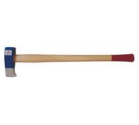 STUBAI Marteau à fendre le bois 3500 g avec manche en frêne de 850 mm - forgé, affûté & poli - avec nez réversible, affûté bombé - pour pièces au mètre, bois court & coins à fendre - outil professionn