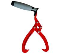 STUBAI Pince d'emballage manuel forestier 190 mm avec poignée 2K et support pratique | Pince à bois Pince forestière | Pince de livraison pour le transport de petits troncs d'arbres