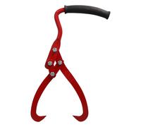 STUBAI Pince d'emballage manuel forestier 190 mm | Pince à bois Pince forestière | Pince de livraison pour le transport de petits troncs d'arbres